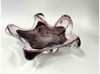 Mid-Century Modern Italian Art Glass Dish