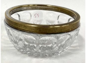 Antique Glass Candy Bowl
