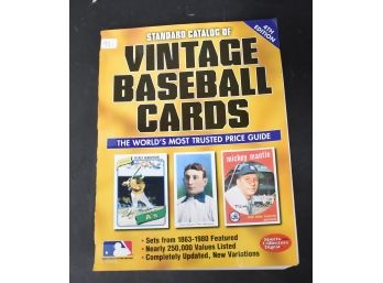 97.  Vintage Baseball Cards Price Guide.