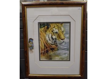 40.  LTD Edition Print Of A Tiger Sgd.