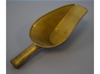 57. Antique Brass Scoop
