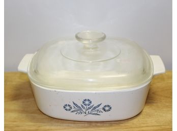 79. 2 Qt Corning Ware Covered Serving Dish