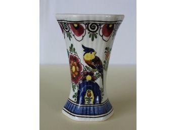 86. Delft Hand Painted Vase