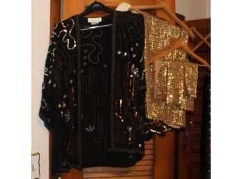 250,. Vintage Sequin Clothing