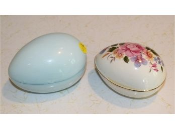 43. Porcelain Covered Egg Boxes