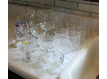 41. Assorted Drinking Glasses (35)