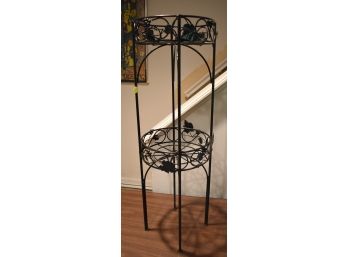 183. 2 Tier Plant Stand