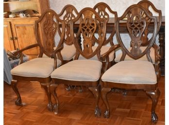 38. Paw Footed Dinning Chairs (8)