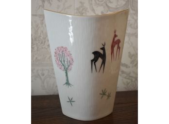 118. Rosenthal Winter Themed Vase