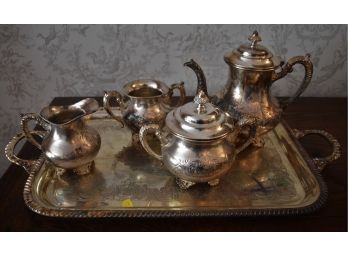 129. Silver Plate Tea Service