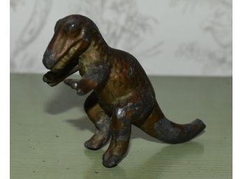 82. Antique Bronze T-Rex Signed SRG CO 47