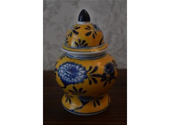 141. Blue And Yellow Ginger Jar
