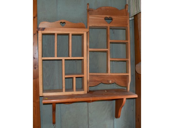 6. Wooden Wall Shelves (3)