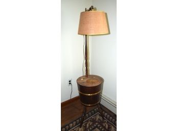109. Antique And Repurposed Butter Churner Table Lamp