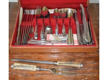 116. Assorted Stainless Flat Ware W/box