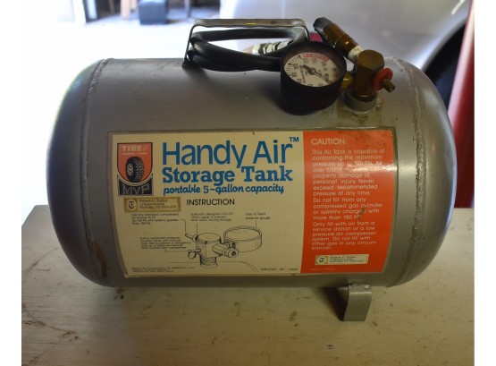 87. Handy Air Storage Tank-  5 Gallons