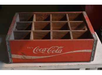 188. Antique Coca Cola 12 Bottle Crate