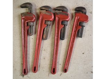 39. Ridgid Pipe Wrenches (4)