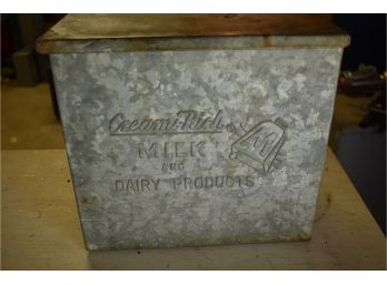 89. Antique Milk Box