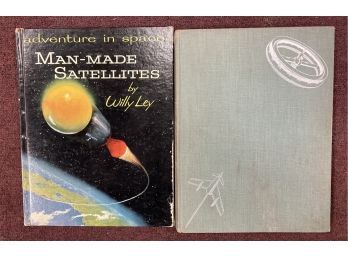84. Man-Made Satellites Book And Across The Space Frontier