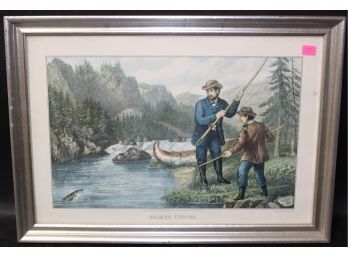 17. Currier & Ives 'Salmon Fishing'