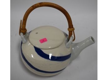 13. Blue & White Pottery Tea Pot
