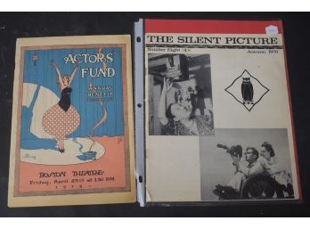 81. Programs  Actor's Fund 1915 & Silent Picture 1970 (2)