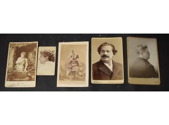 73. Cabinet Cards Collectors Photo Lot