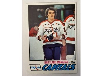 Vintage Hartland Monahan Capitals Hockey Card #96 Lot #104
