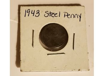Old 1943 WW2 World War 2 Military Steel Penny One Cent Coin Lot #44