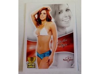 Rookie Bench Warmer Sexy Lingerie Lady Cheerleader Football Team Sports Trading Card Lot #21