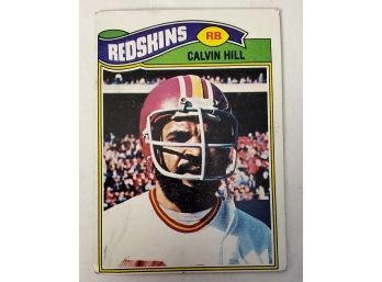 Vintage 1977 Calvin Hill Washington Redskins NFL Football Card #429 Lot #151