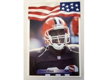 Patrick Rowe Rookie RC Cleveland Browns NFL Football Sports Trading Card #42 Lot #140