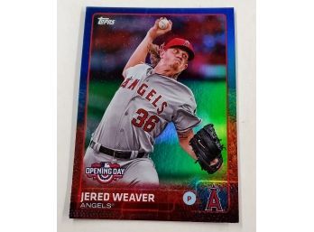 Topps 2015 Opening Day Jered Weaver California Angels Baseball Card #79 Lot #49