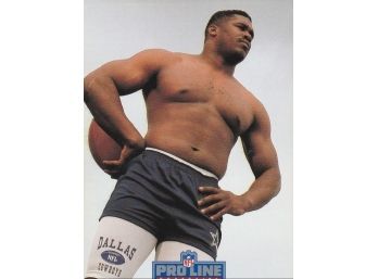 Vintage 1991 NFL Football Card Alonzo Highsmith Dallas Cowboys Sports Trading Card