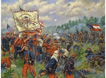 Civil War Military Fine Art Photo Print $1 Start No Reserve 4x6'