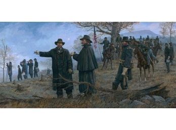 Civil War Military Fine Art Confederate Flag Battlefield Photo Print $1 Start No Reserve 4x6'