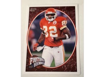 2008 Topps Dwayne Bowe Kansas City Chiefs NFL Football Sports Trading Card #39 Lot #115