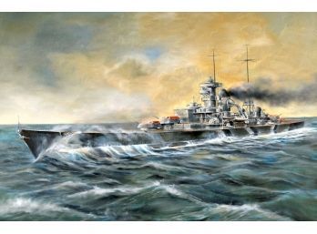 Rare World War 2 WW2 Military Ship Boat Yacht Art Museum Photo Print Limited Edition #1 Of 1 4x6'