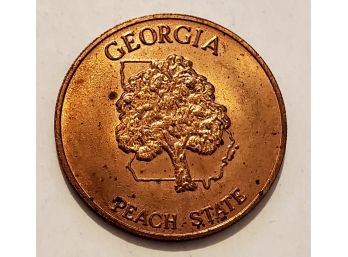 Vintage Georgia Peach State Token Commemorative Coin Lot #9