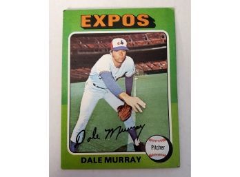 Vintage 1975 Dale Murray Montreal Expos Baseball Card #568 Lot #107