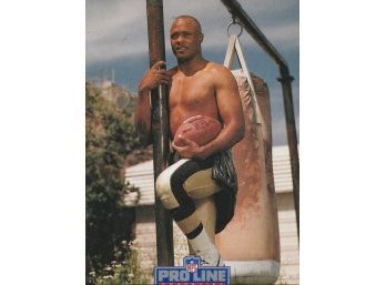 Vintage 1991 NFL Football Card Rick Martin New Orleans Saints Sports Trading Card