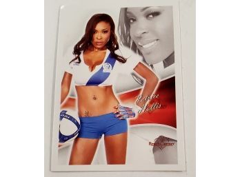 Pin Up Girl Bench Warmer Sexy Lingerie Lady Cheerleader Football Team Sports Trading Card Lot #37