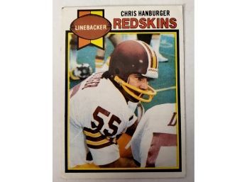Vintage 1979 Chris Hanburger Washington Redskins NFL Football Card #375 Lot #152