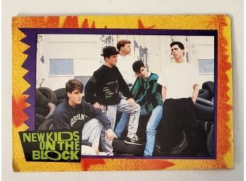 Vintage New Kids On The Block Trading Card Lot #108