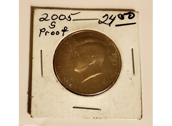 2005 S Proof John F Kennedy Half Dollar 50 Cent Coin Lot #2