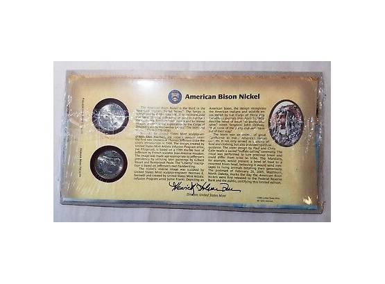 2005 American Bison Brilliant Uncirculated Nickel Set P&D Mint Philadelphia Denver Lot #301