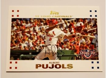 Albert Pujols St. Louis Cardinals Topps 2007 Baseball Card Lot #16