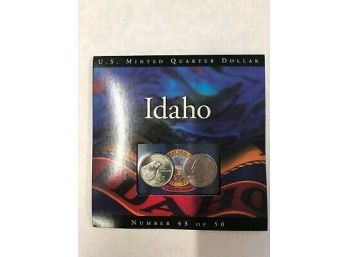 2007 Idaho United States Mint P & D Philadelphia Denver Brilliant Uncirculated Quarter 25 Cent Set Lot #308