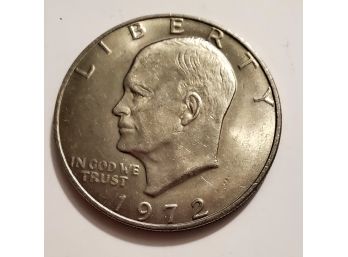 1972 Dwight Eisenhower President Ike One Dollar $1 Coin Lot #519